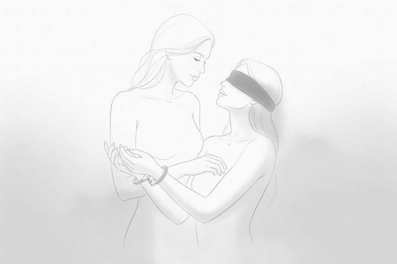 Wieczór z kajdankami i opaską na oczach od enigmatycznej nieznajomej