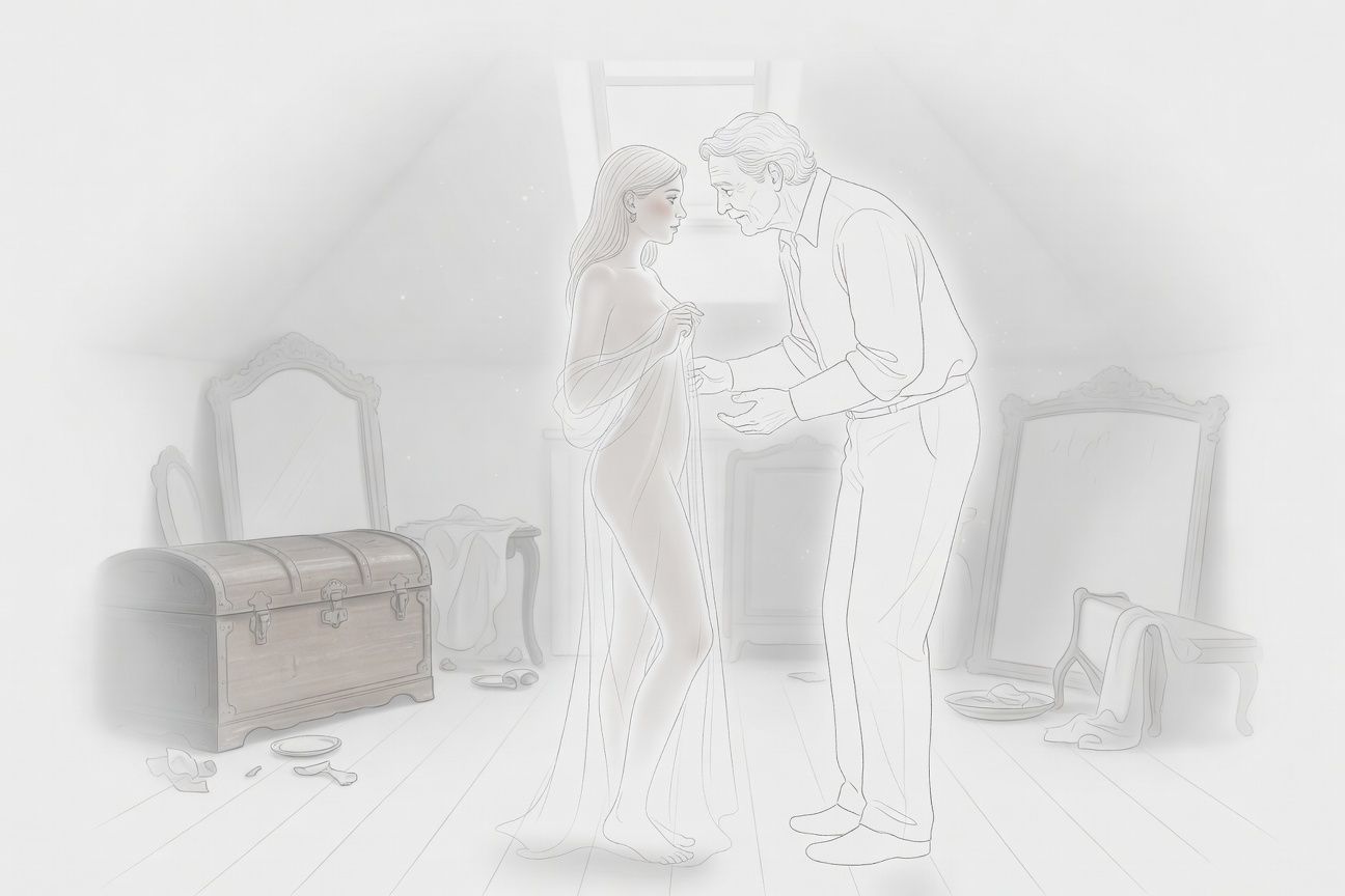 Zakazana namiętność na strychu pełnym antyków: wujek Benedykt i ja, Wiktoria