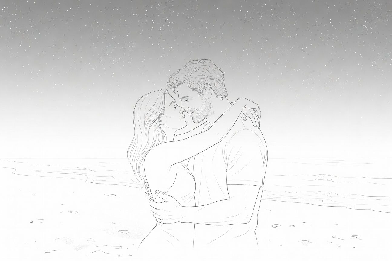 Gorąca Przygoda na Wakacjach: Namiętne Spotkanie z Przystojnym Nieznajomym na Plaży