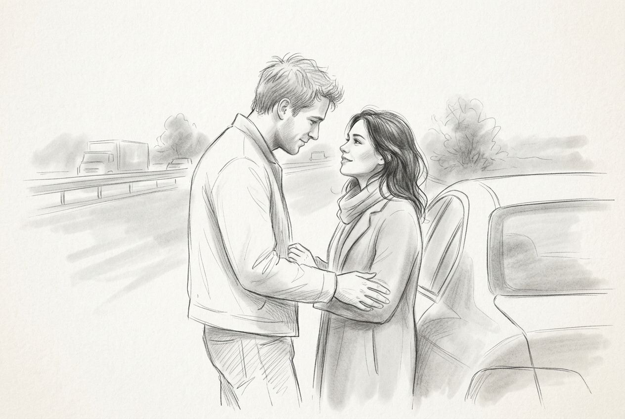 Od stłuczki samochodowej do płomiennej namiętności z nieznajomym mężczyzną