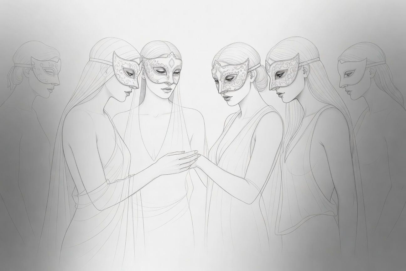 Nieznajomi w Maskach: Tajemnicze Spotkania w Prywatnym Klubie Rozkoszy