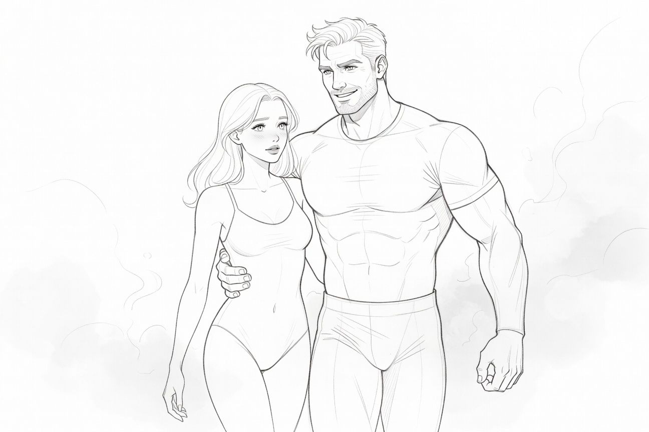 Przystojny Strażak w Mundurze: Ratuje Samotną Kobietę i Prowadzi do Namiętnej Nocy Pełnej Rozkoszy