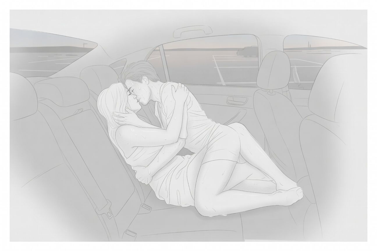 Zepsuta klimatyzacja i gorąca noc na tylnym siedzeniu z Błażejem